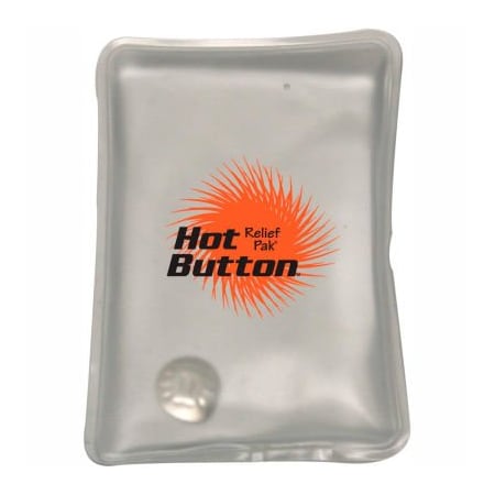 Fabrication Enterprises Relief Pak Hot Button Instant Reusable Hot Compress, Small 3.5" x 5.5", 12/PK 11-1025-12